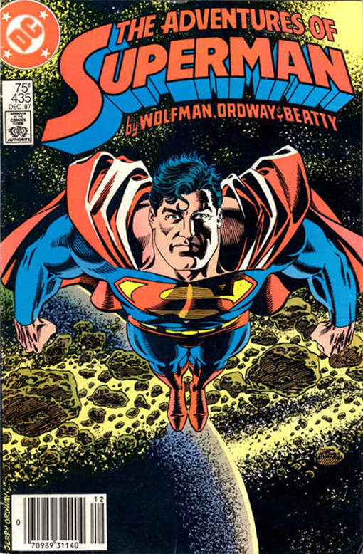 Adventures of Superman #435 Newsstand Edition