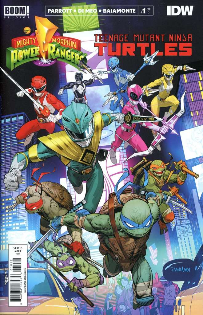 Mighty Morphin Power Rangers/Teenage Mutant Ninja Turtles #1  - 2nd printing