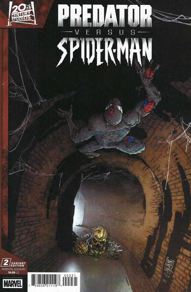 Predator Vs. Spider-Man #2 Variation B