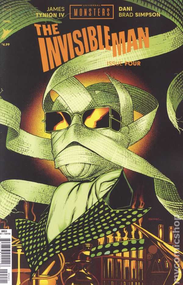 Universal Monsters: The Invisible Man (Image) #4 Variation B