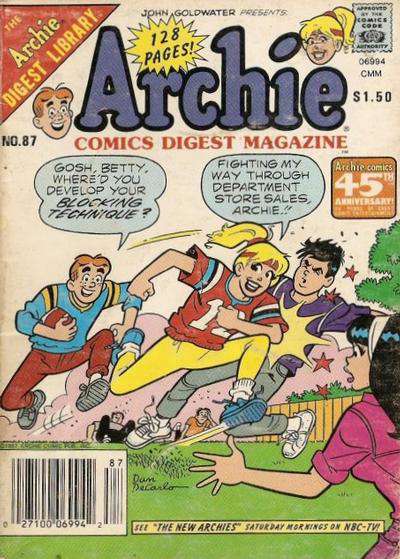 Archie Digest Magazine #87