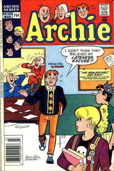 Archie #365 Newsstand Edition