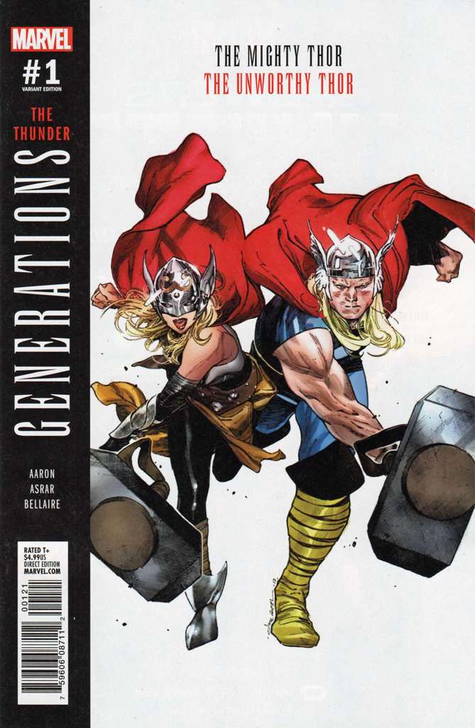 Generations: The Unworthy Thor & The Mighty Thor #1 Variation A