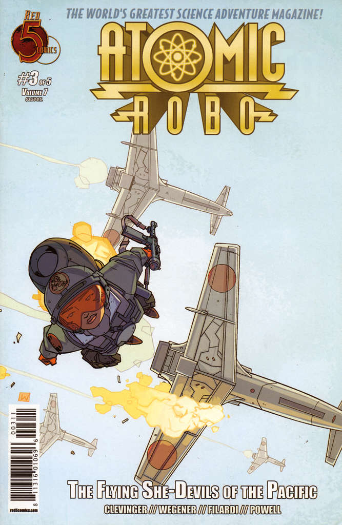 Atomic Robo and the Flying She-Devils of the Pacific #3