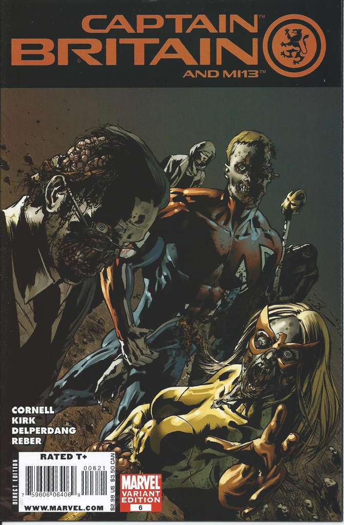 Captain Britain and MI: 13 #6 Variation A