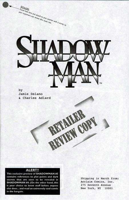 Shadowman (Vol. 2) #5 Ashcan Edition
