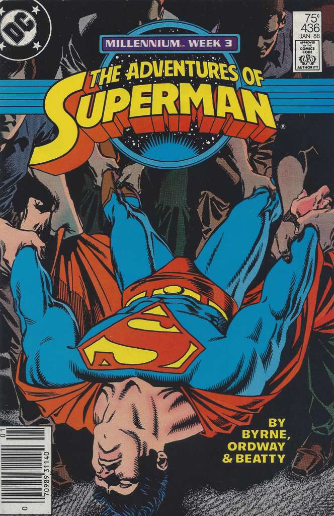 Adventures of Superman #436 Newsstand Edition
