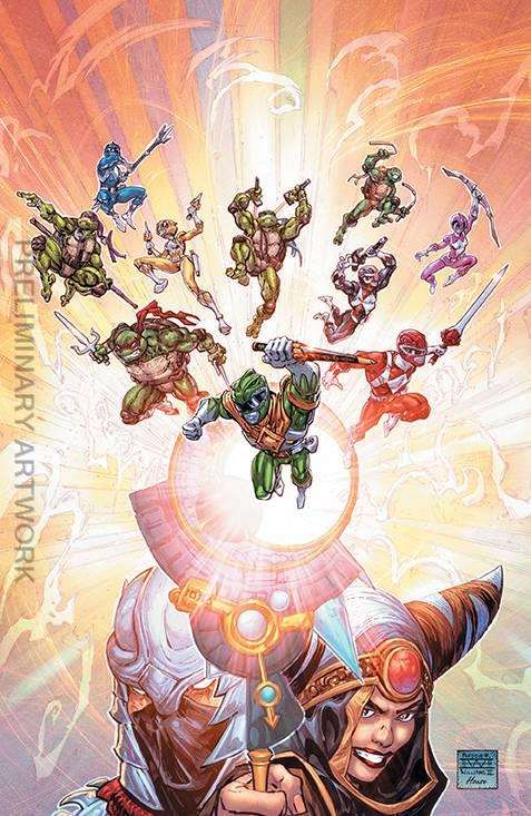 Mighty Morphin Power Rangers/Teenage Mutant Ninja Turtles II #1 Variation K