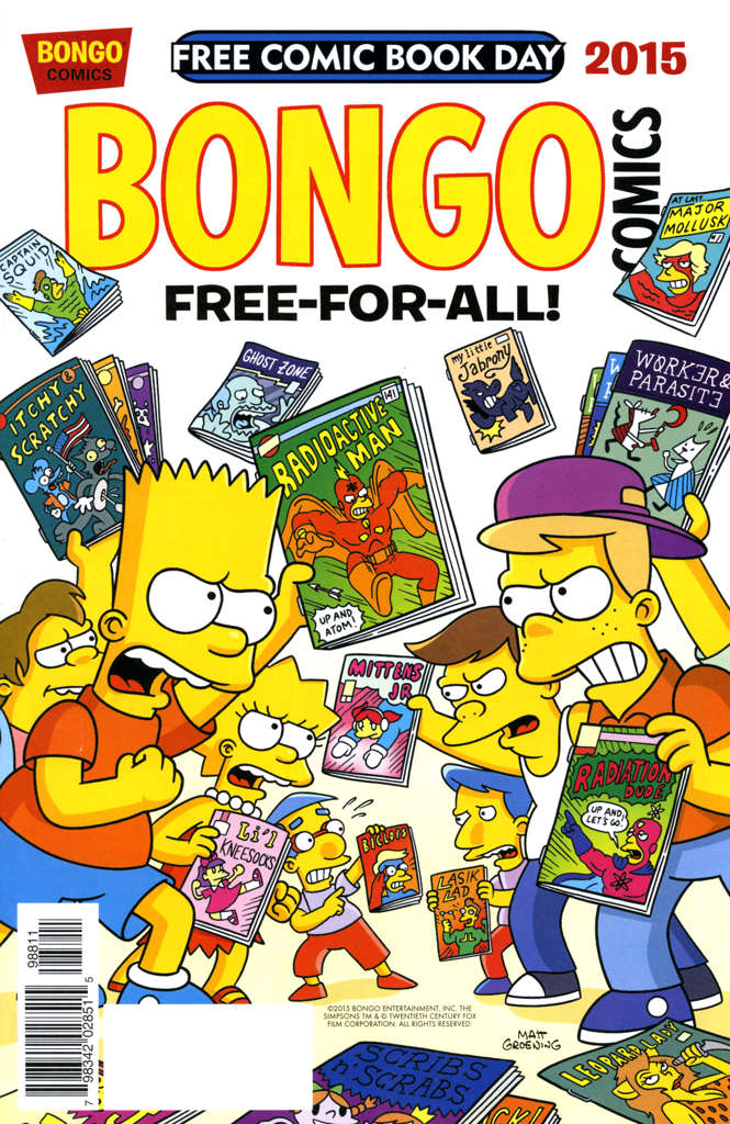 Bongo Comics Free-For-All! Free Comic Book Day #2015