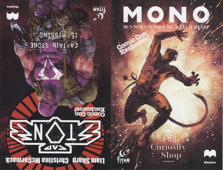 Captain Stone &amp; Mono NYCC Exclusive Ashcan Flip-Book