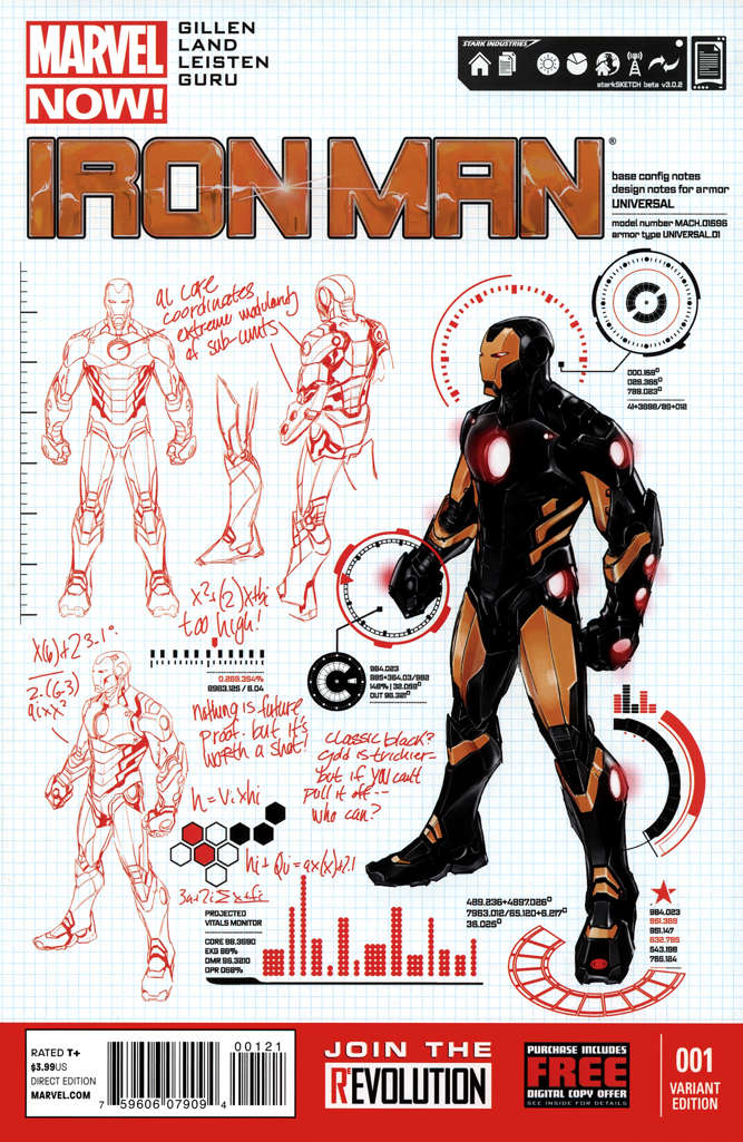 Iron Man (5th Series) #1 Variation A