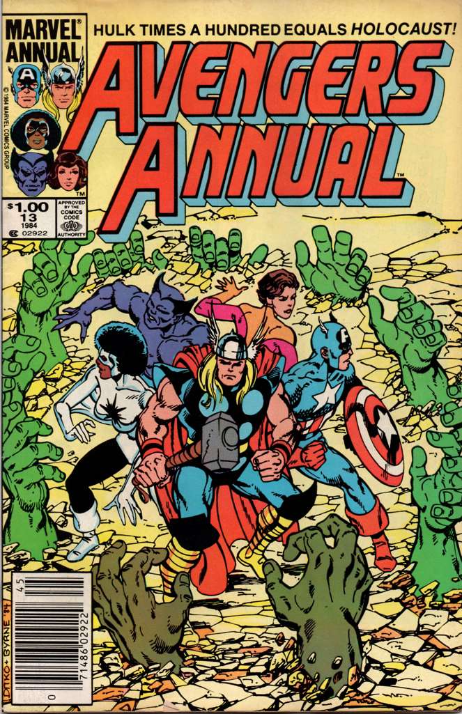 The Avengers Annual #13 Newsstand Edition