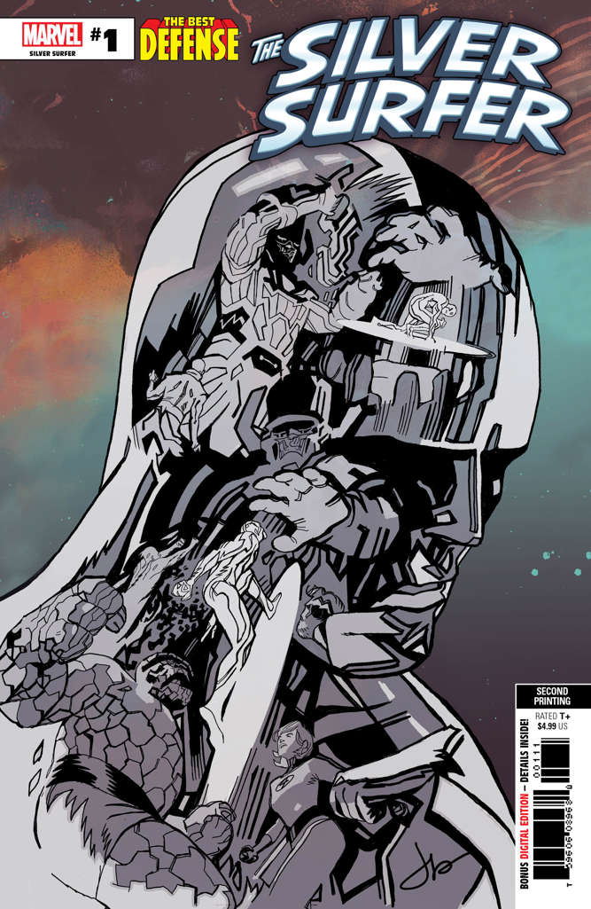 Silver Surfer: The Best Defense #1  - 2nd printing