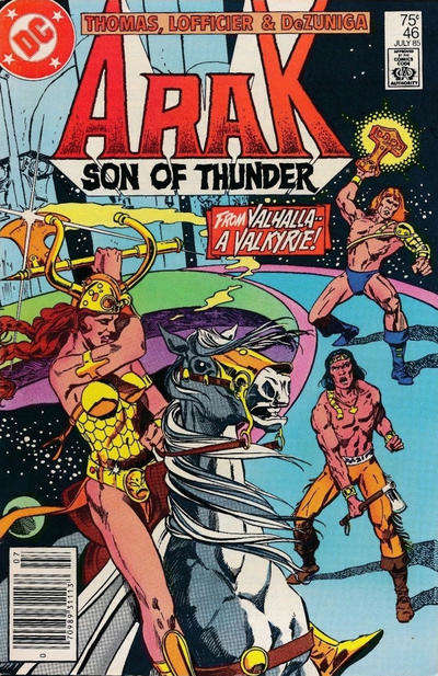 Arak Son of Thunder #46 Newsstand Edition