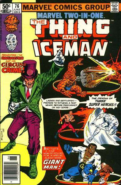 Marvel Two-In-One #76 Newsstand Edition