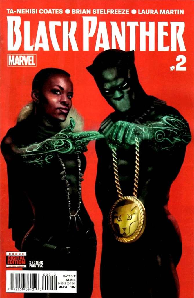 Black Panther (5th Series) #2  - 2nd printing