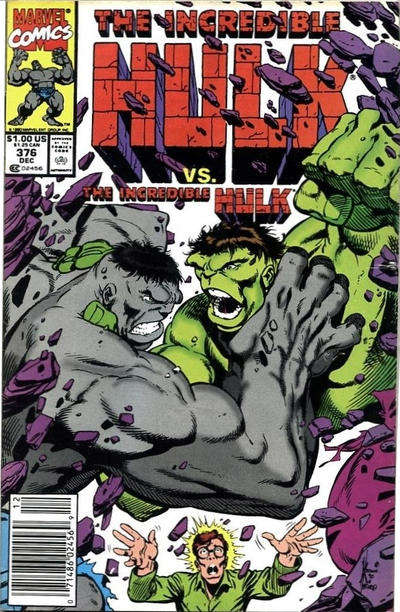 The Incredible Hulk #376 Newsstand Edition