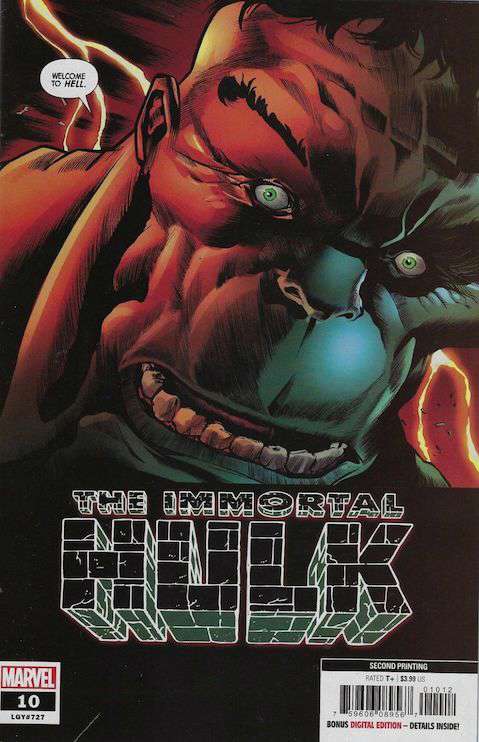 Immortal Hulk #10  - 2nd printing