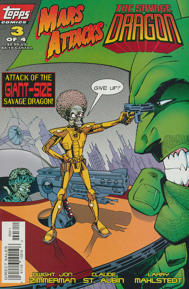 Mars Attacks the Savage Dragon #3