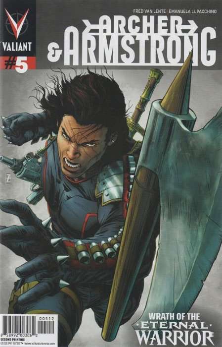 Archer and Armstrong (2nd Series) #5  - 2nd printing
