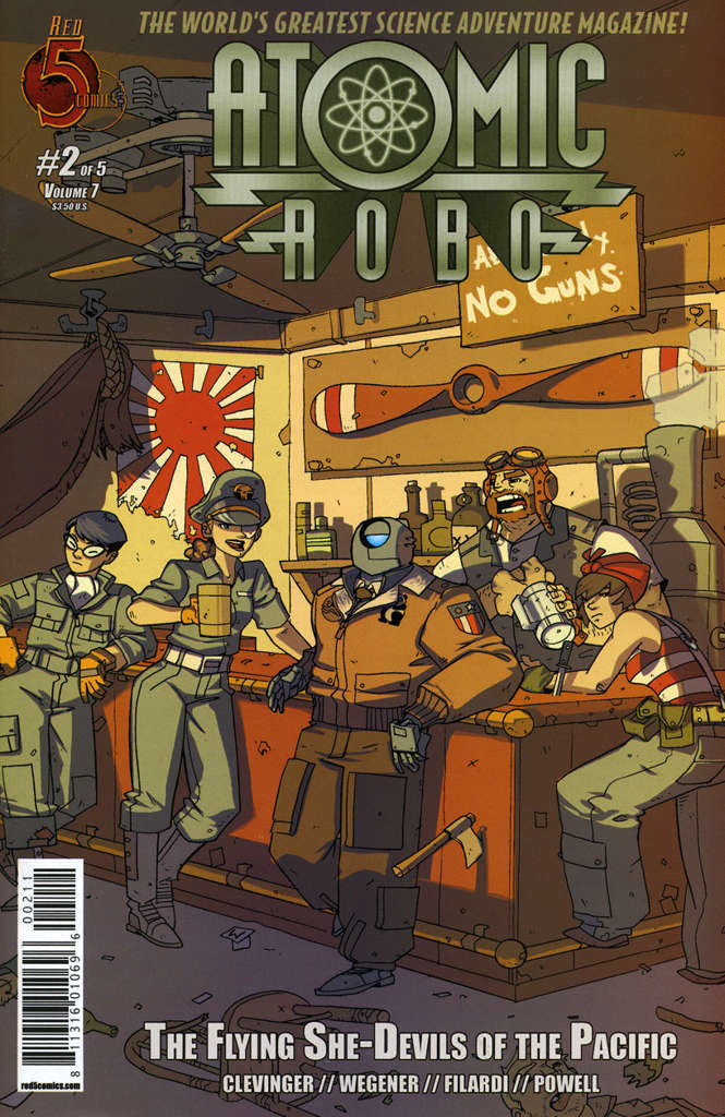 Atomic Robo and the Flying She-Devils of the Pacific #2