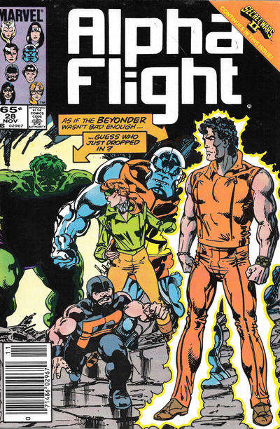 Alpha Flight (1st Series) #28 Newsstand Edition