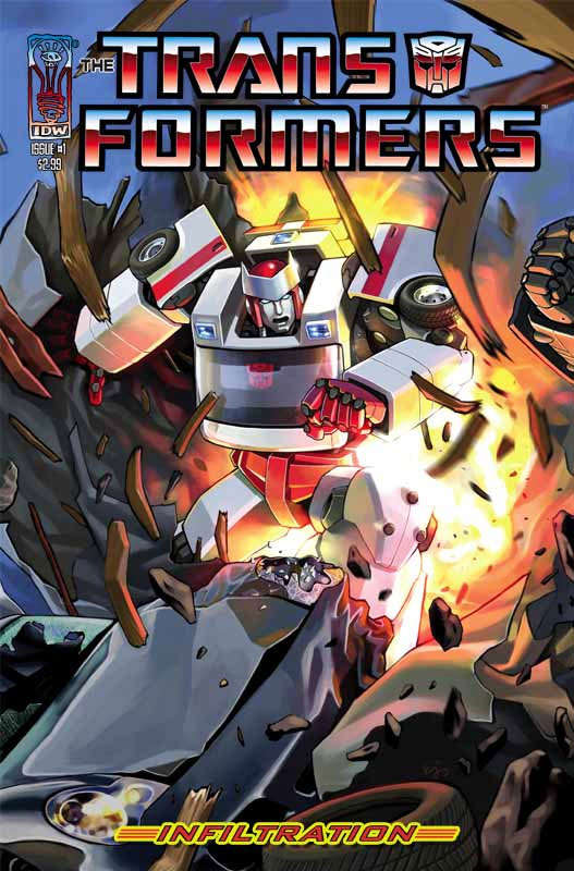 The Transformers: Infiltration #1 Variation B