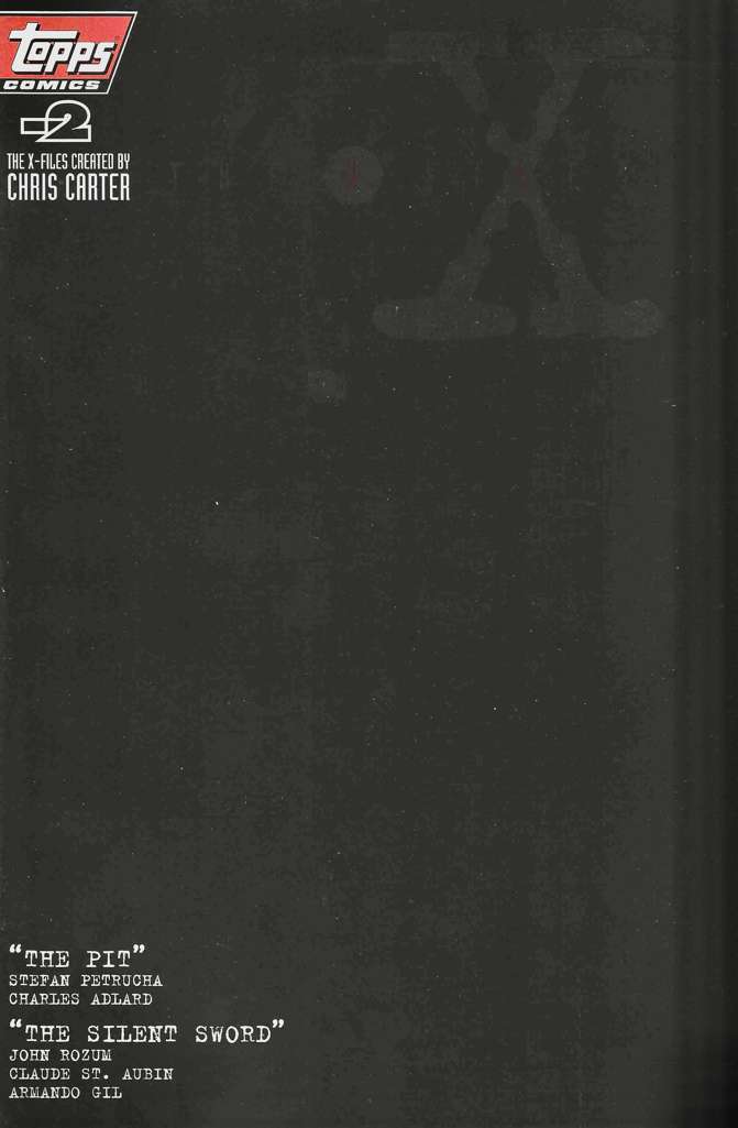 The X-Files #-2 Variation A
