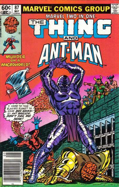 Marvel Two-In-One #87 Newsstand Edition