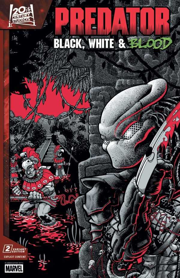 Predator: Black, White & Blood #2 Variation A