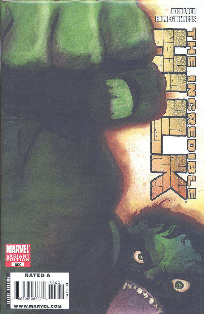 The Incredible Hulk #600 Variation B