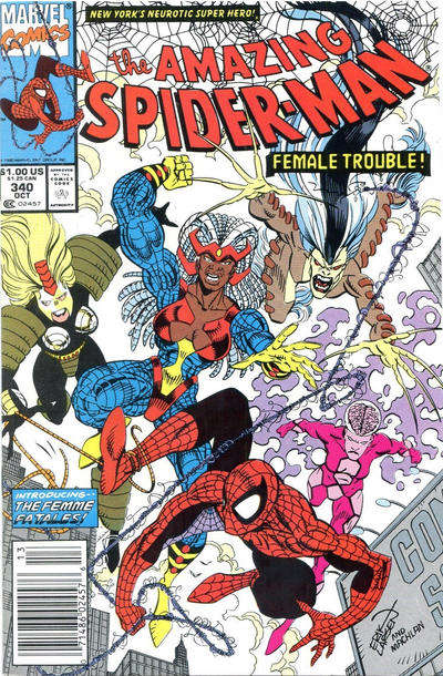 The Amazing Spider-Man #340 Newsstand Edition