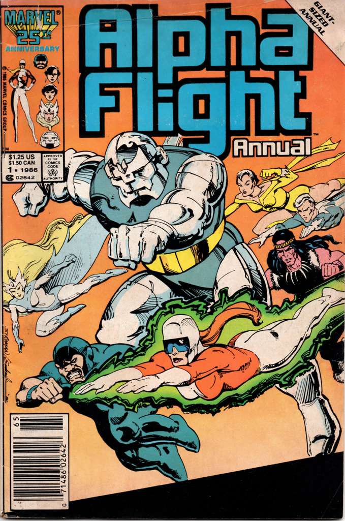 Alpha Flight (1st Series) Annual #1 Newsstand Edition