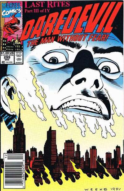 Daredevil #299 Newsstand Edition