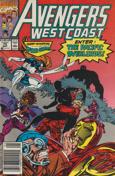 Avengers West Coast #70 Newsstand Edition