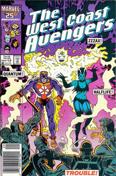 West Coast Avengers #12 Newsstand Edition