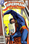 Adventures of Superman #439 Newsstand Edition