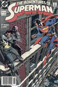 Adventures of Superman #448 Newsstand Edition