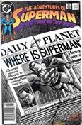 Adventures of Superman #451 Newsstand Edition