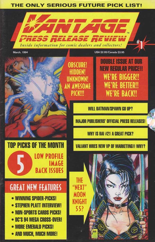 Vantage: Press Release Review #1
