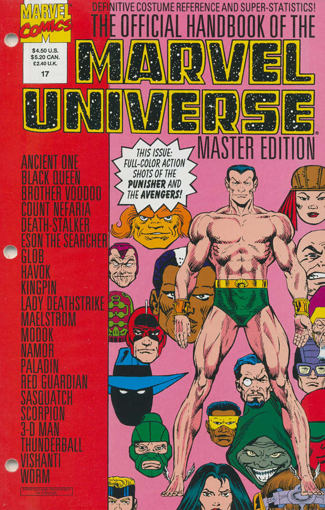 Official Handbook of the Marvel Universe Master Edition #17