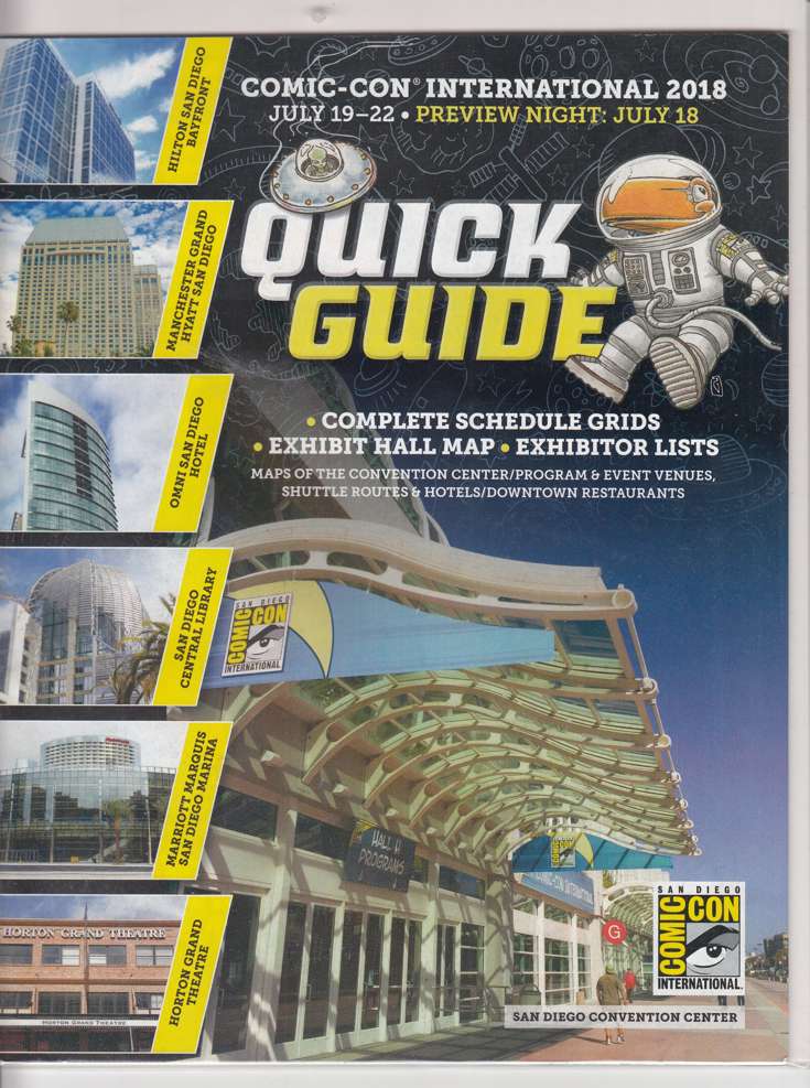 Comic-Con International Quick Guide #2018