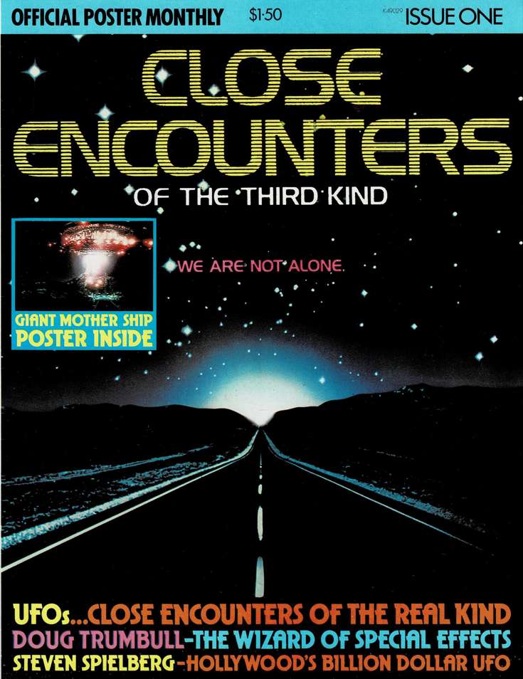 Close Encounters of the Third Kind Official Poster Monthly