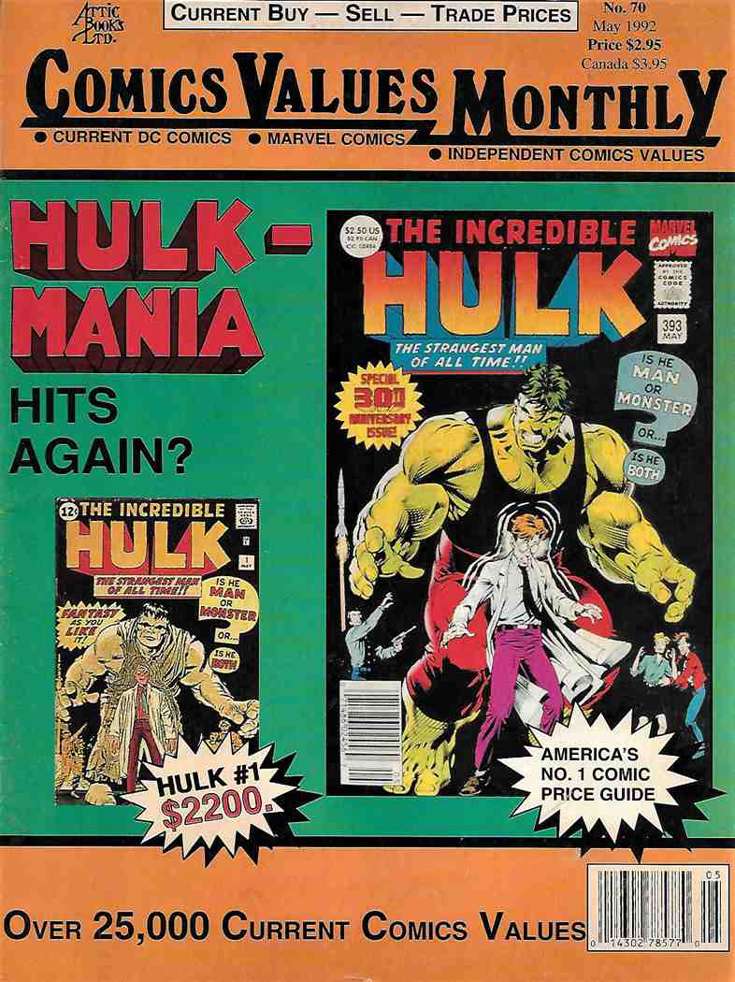 Comics Values Monthly #70