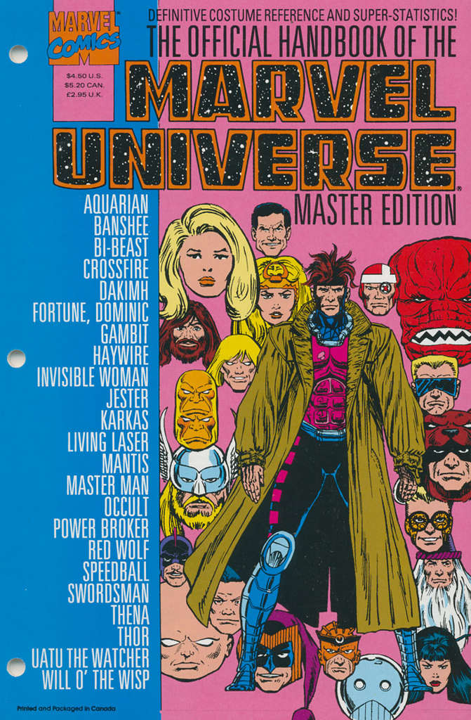 Official Handbook of the Marvel Universe Master Edition #21