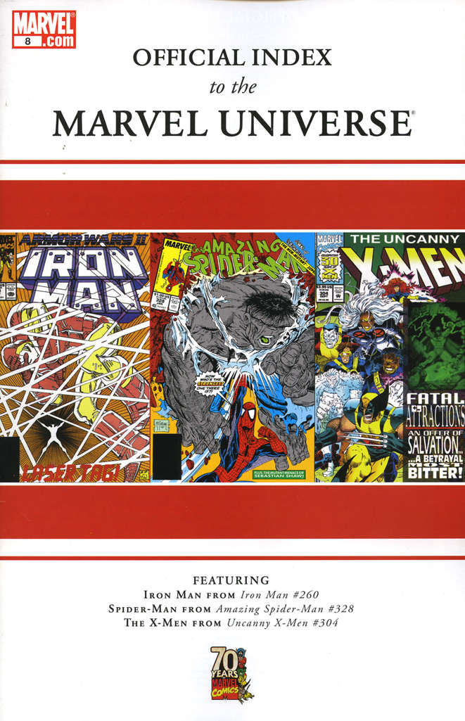 Official Index to the Marvel Universe #8