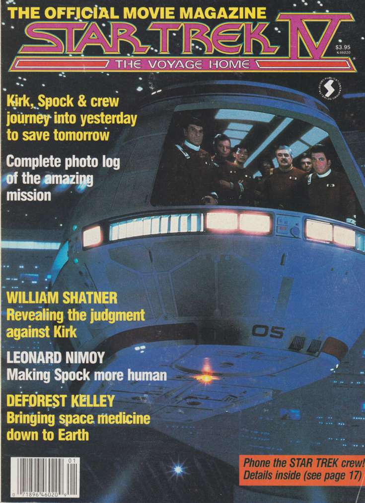 Official Star Trek IV: The Voyage Home Movie Magazine
