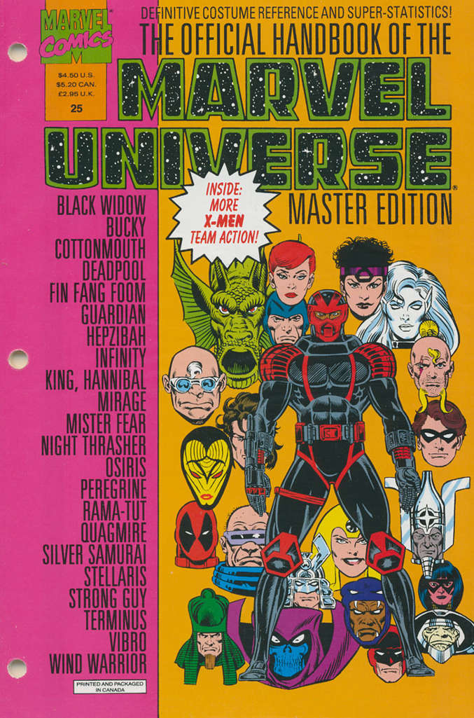 Official Handbook of the Marvel Universe Master Edition #25