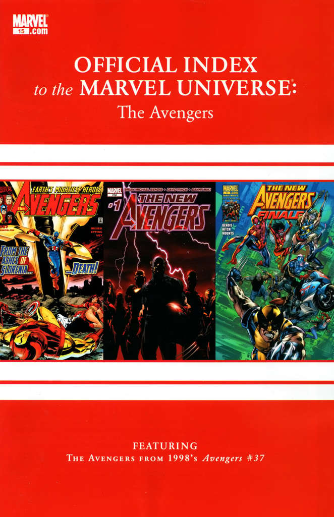 Avengers, Thor & Captain America: Official Index to the Marvel Universe #15