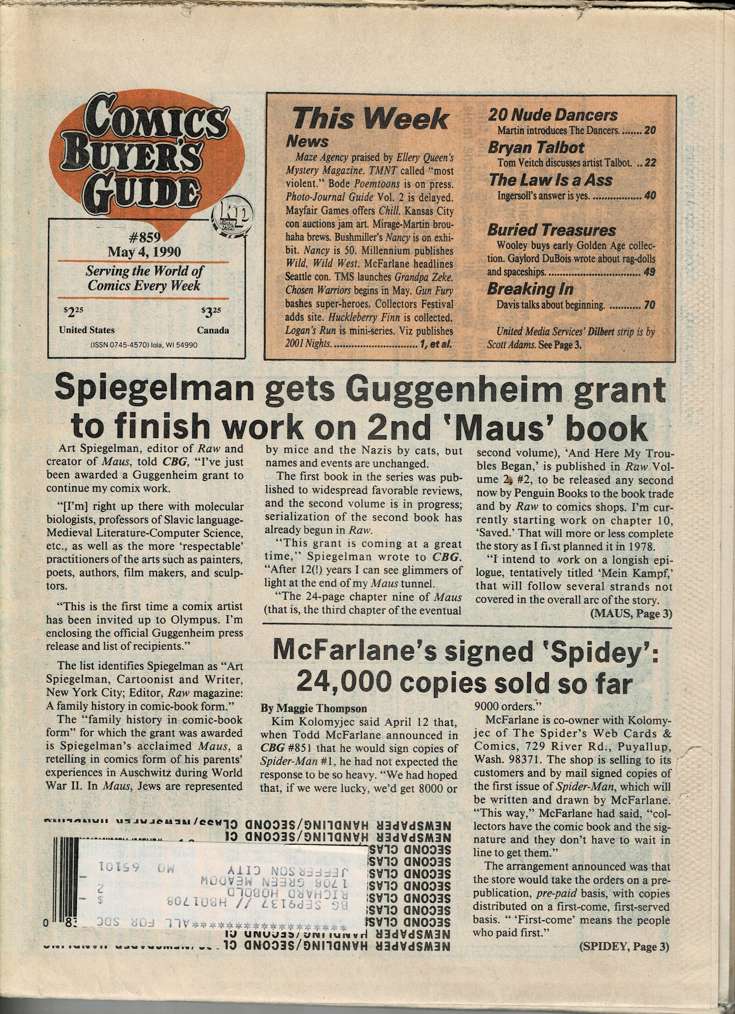 Comics Buyer’s Guide #859